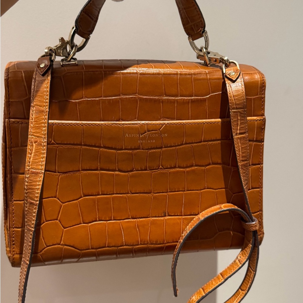 Aspinal of London Large Mayfair in Tan Leather - Picture 6 of 15